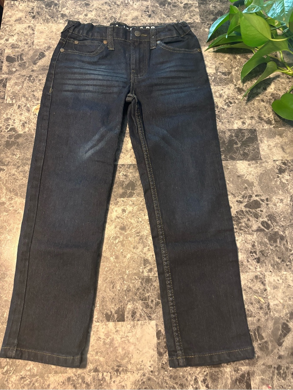 Nautica Boys Dark Wash Straight-Leg Jeans